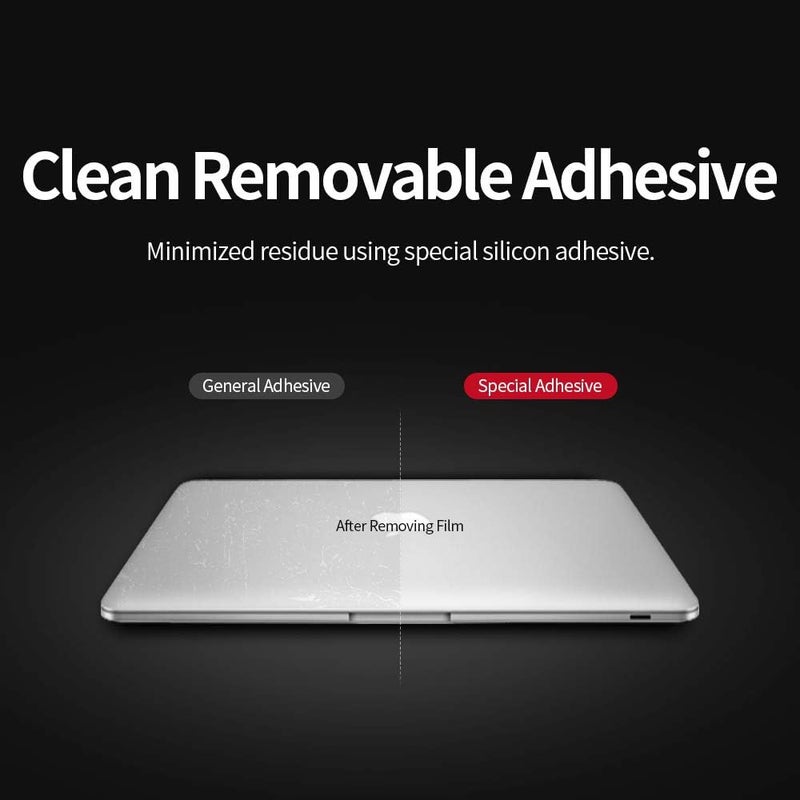skoko غطاء غير مرئي غير لامع لجسم كامل لجهاز MacBook Air 13 بوصة M4 M3 M2 2025 2024 2022، فيلم حماية TPU مضاد للخدش، - Image 4